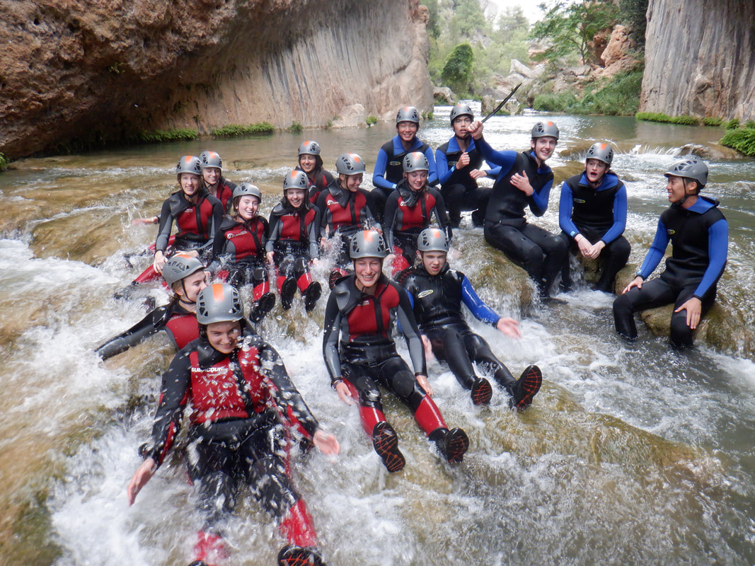 Canyoning in the Júcar river, Cuenca