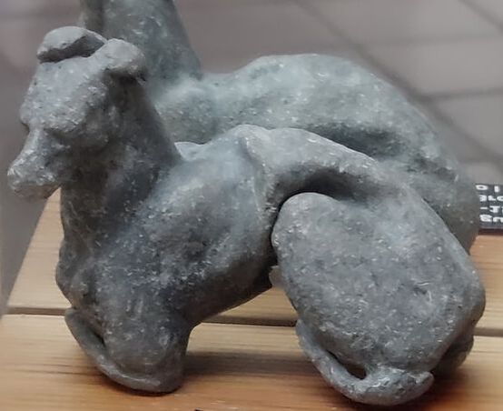 Small statue of a dog from Valeria