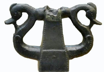 Bronze reins found in Valeria. IV century A.D.
